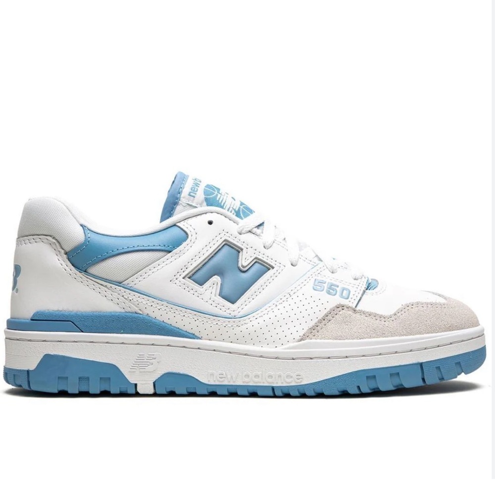New Balance 550 Baby Blue and White 9.5